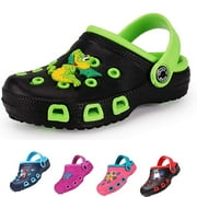 Fiedaz Toddler Kids Cartoon Clogs Lightweight Garden Clogs Boys Girls Beach Pool Sandals